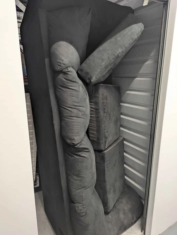 Black 3 Seater Couch image indicator(2)