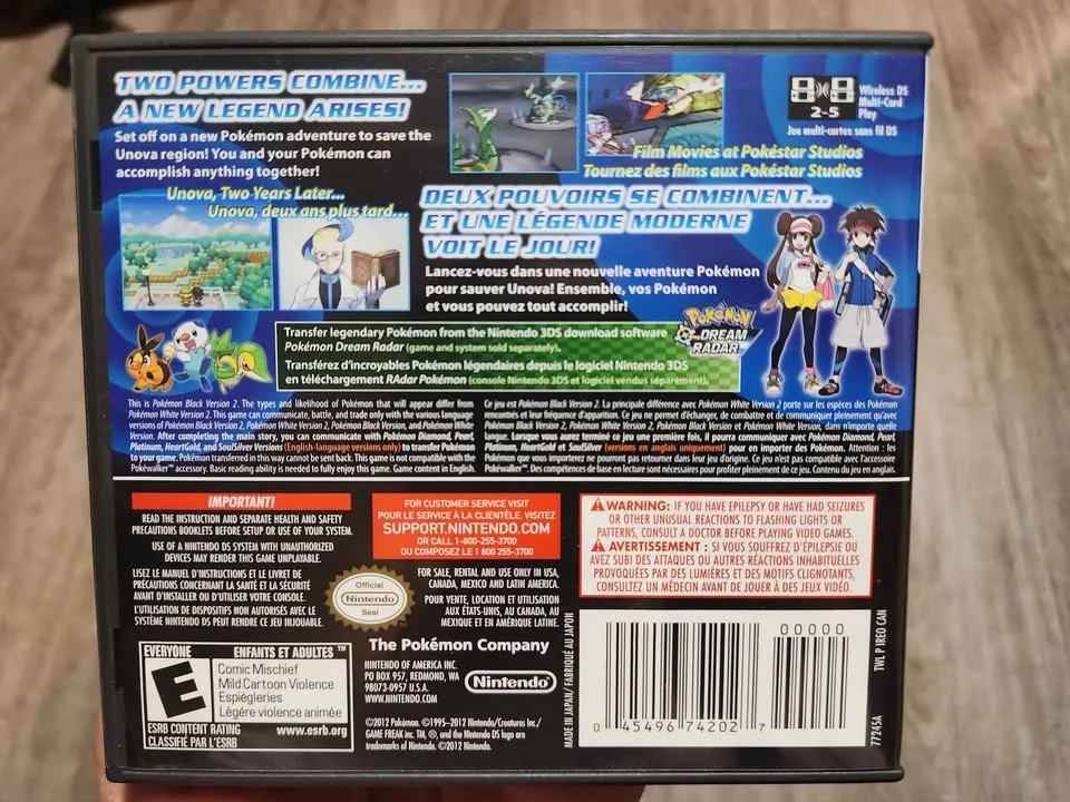 Pokémon Black 2 (Nintendo DS) – Complete in Box image indicator(2)