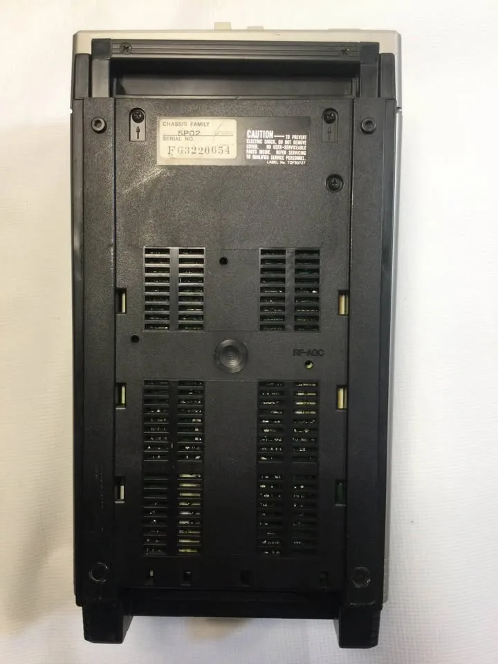 🥕Vintage Panasonic CRT TV & AM/FM Radio 1983 image indicator(6)