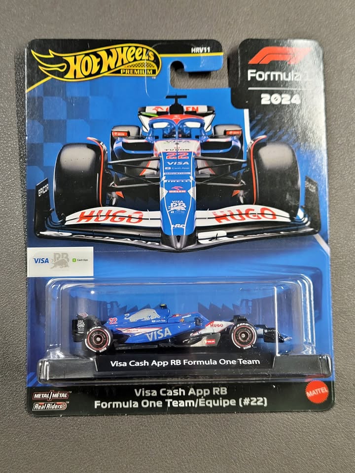 Hot Wheels Formula 1 Visa Cash App RB #22
