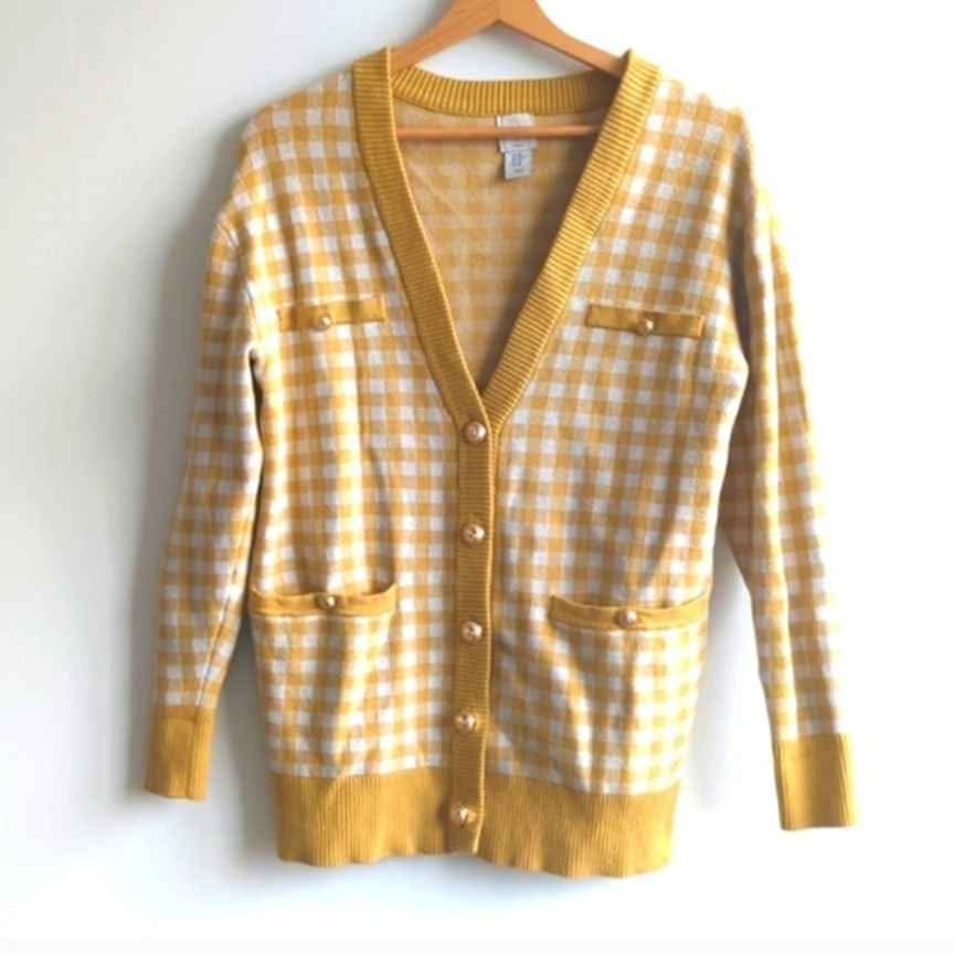 Joie gold Lion buttons cardigan XS-S - photo 2