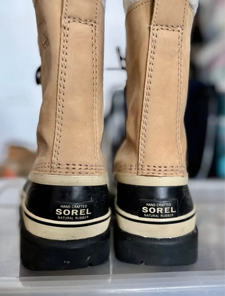 Sorel Women’s Winter & Snow Caribou Boots - Size 9 - Colour Buff image indicator(4)