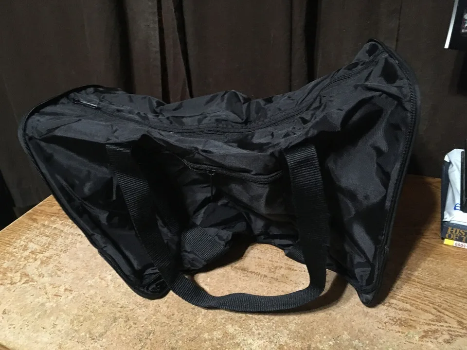 VINTAGE CANON CAMERA NFL ADVERTISING COLLAPSIBLE DUFFEL BAG 18 X image indicator(3)