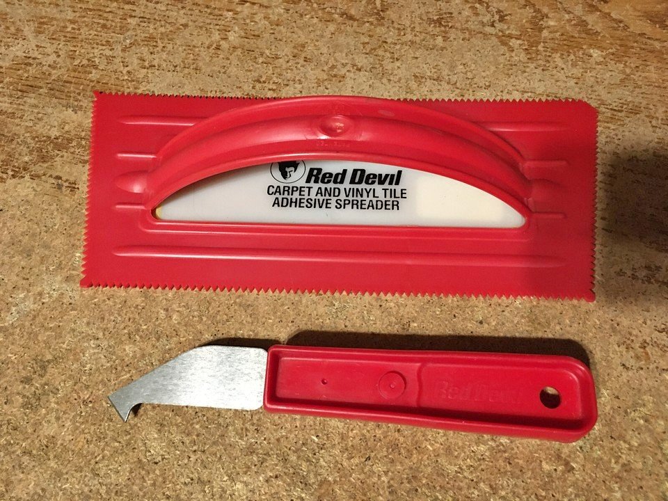 RED DEVIL Carpet Trowel & Acrylic Cutter