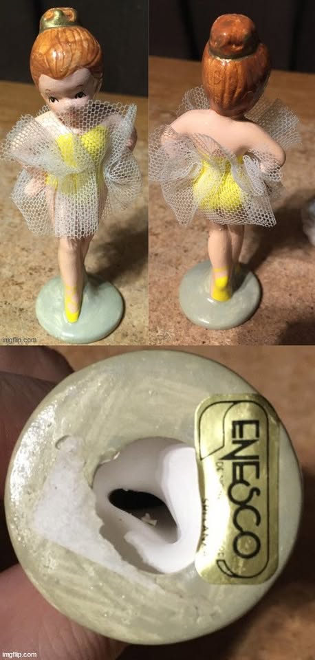 LOT OF 9 FIGURES ENESCO CLOWN KIDS SWAN BALLERINA GIRL ANGEL GRA - photo 5