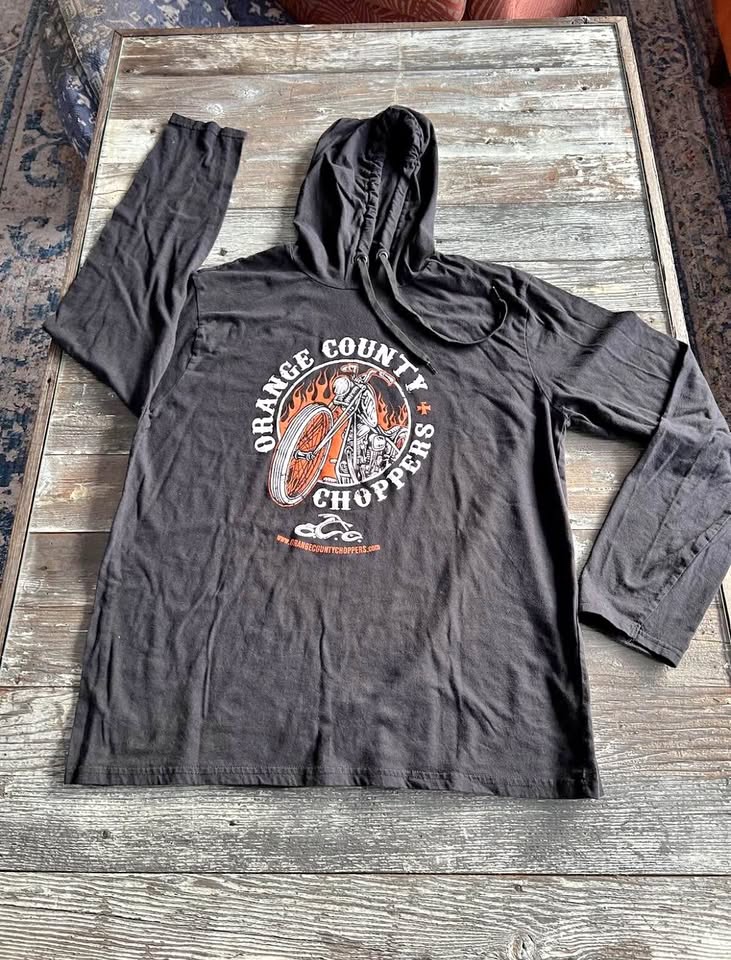 Orange County Choppers Hoodie XL Y2K Biker Flames