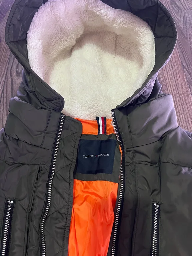 TOMMY HILFIGER LONG hooded jacket image indicator(2)