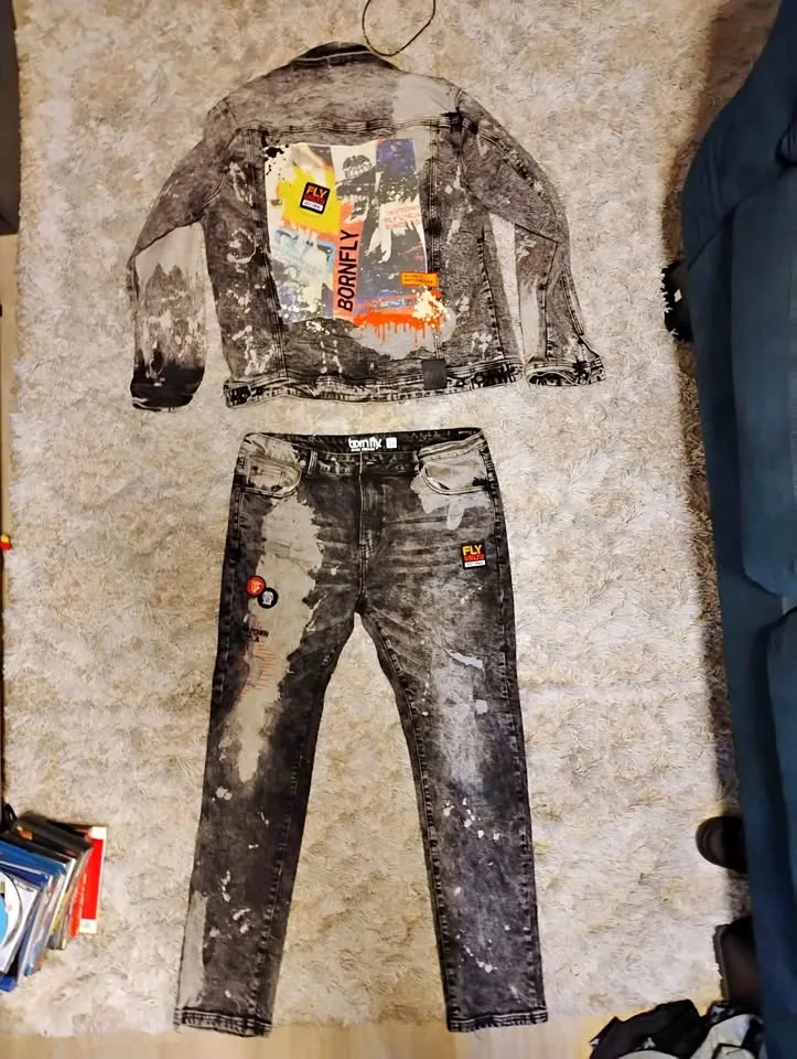 Born fly Jean set too and bottom thumbnail