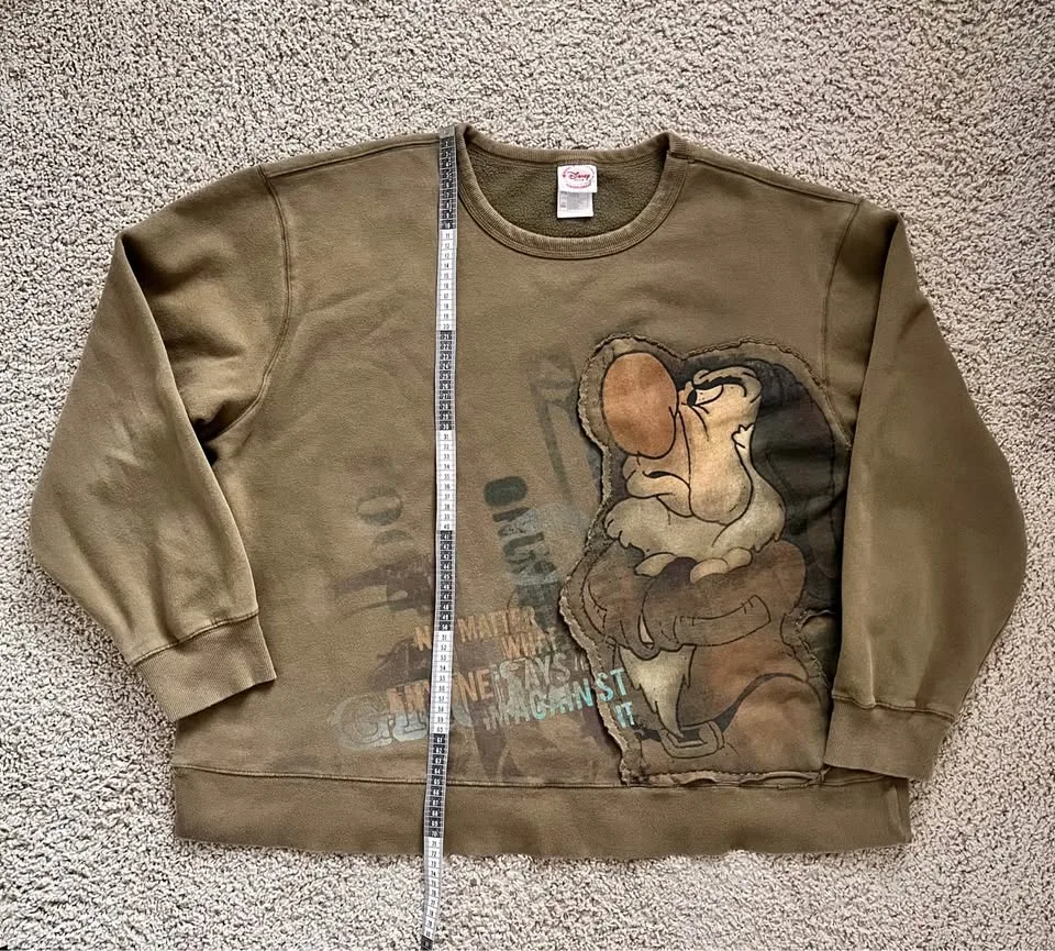 🥕Disney Grumpy Dwarf Sweatshirt Women’s XXL image indicator(2)