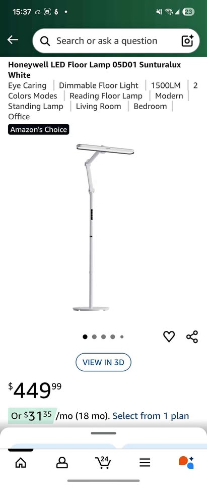 Honeywell Led floor Lamp