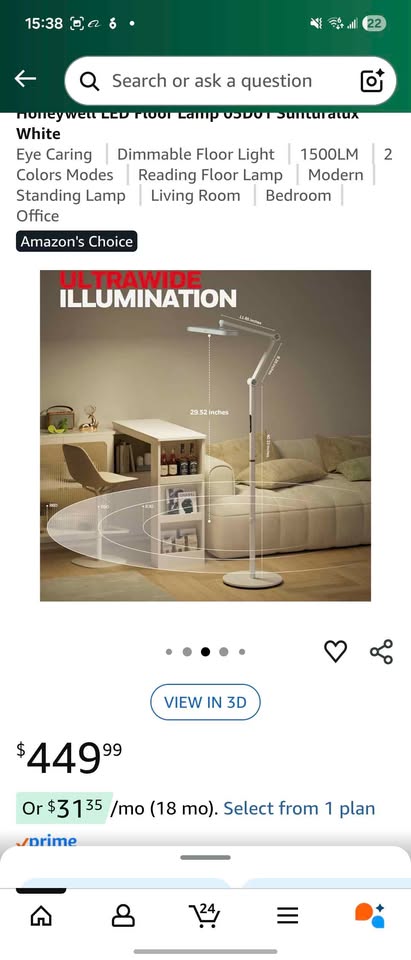 Honeywell Led floor Lamp - photo 4
