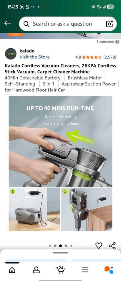 Cordless Vacuum Cleaner - photo 2
