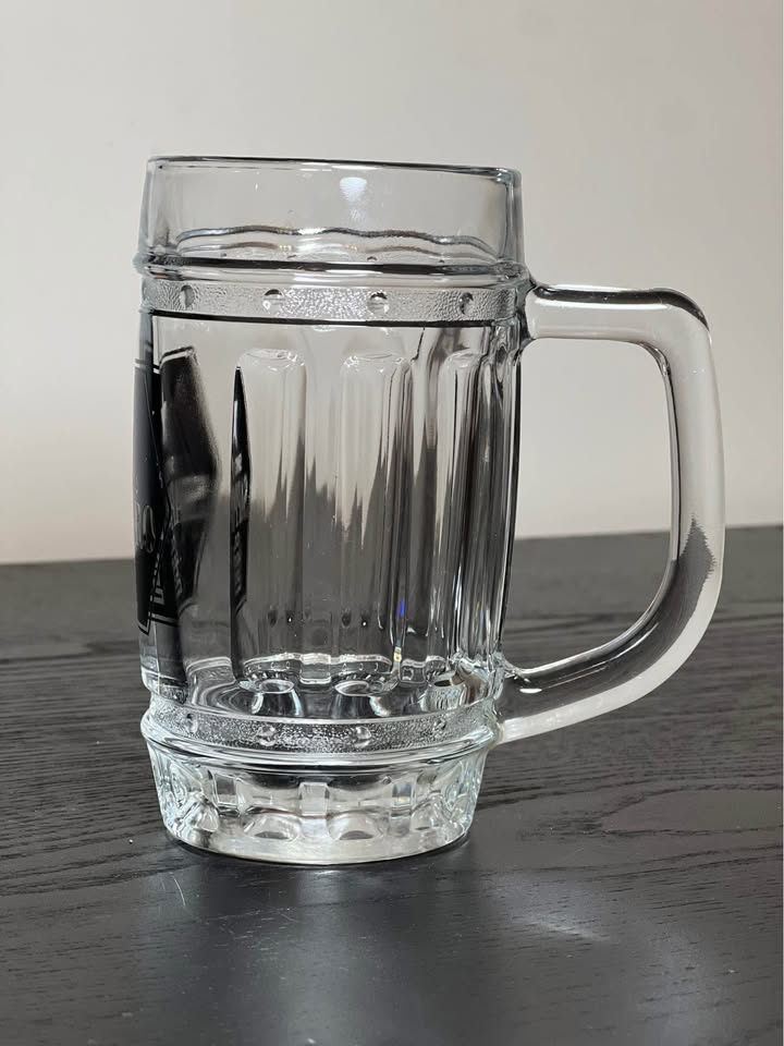 Sapporo Barrel Beer Glass Mugs Set of 3 Black Logo Japan - photo 5