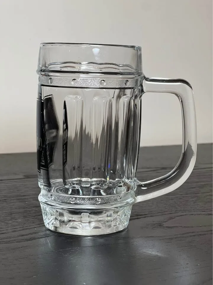 Sapporo Barrel Beer Glass Mugs Set of 3 Black Logo Japan image indicator(5)