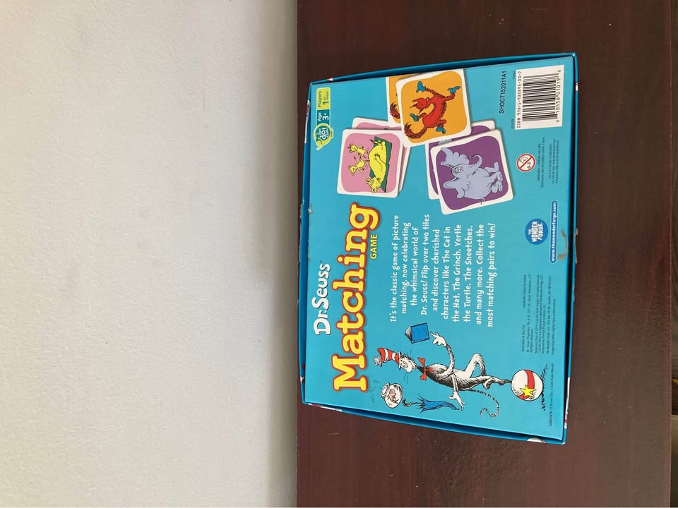 Dr. Seuss Matching Game (Ages 3+) - photo 3