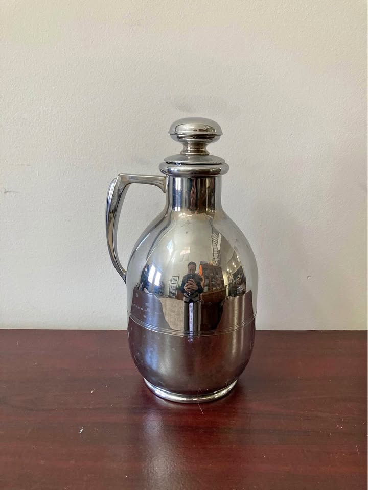 Vintage American Thermos Chrome Carafe