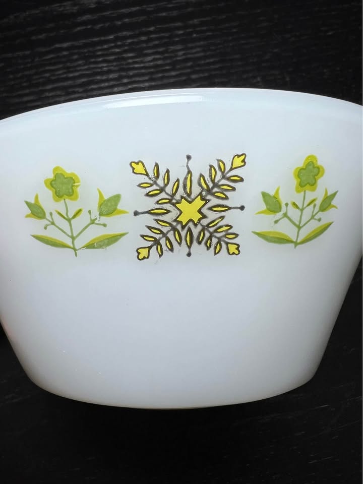 Vintage Anchor Hocking Fire King Meadow Green Soup Bowl - photo 2