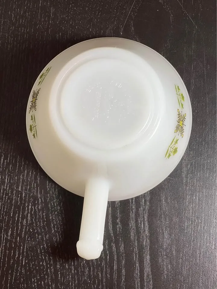 Vintage Anchor Hocking Fire King Meadow Green Soup Bowl image indicator(4)