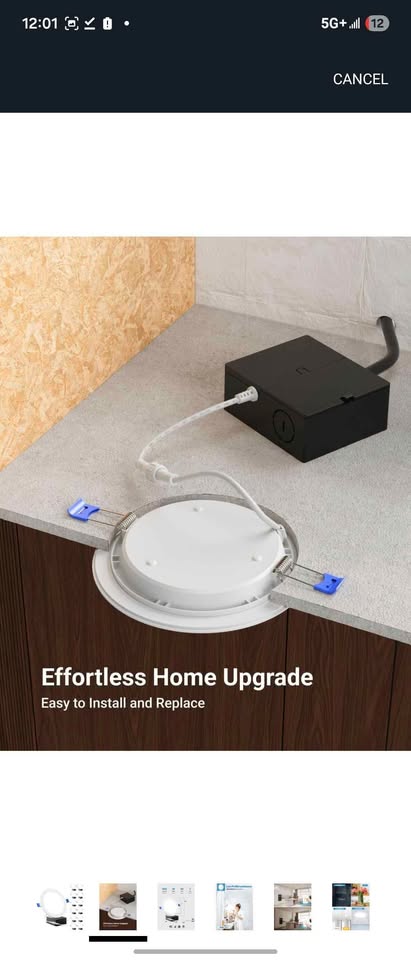 Sunco 12 Pack Recessed Lighting 6 Inch LED - photo 4