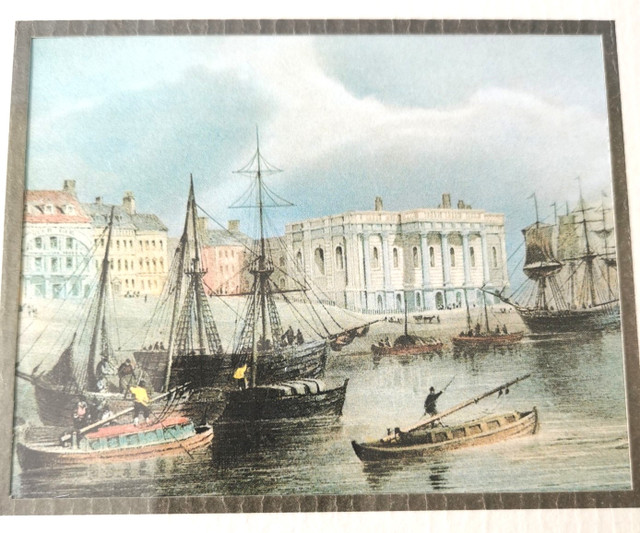 Framed Water Colour Prints Four Dutch Pictures Vintage Hardwood - photo 5
