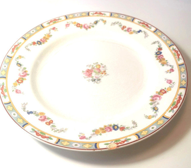 Plate Hand Painted antique 1900s Johnson Brothers stand - photo 5