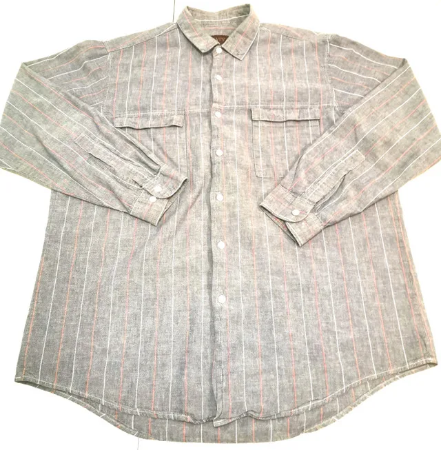 Levis Mens Large Vintage Long Sleeve Oversized Button Up Shirt