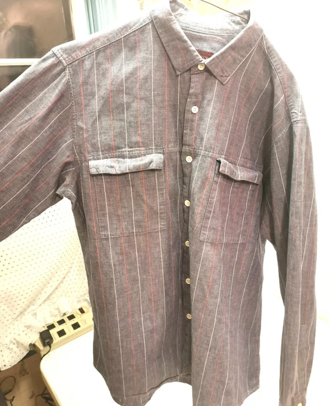 Levis Mens Large Vintage Long Sleeve Oversized Button Up Shirt image indicator(4)