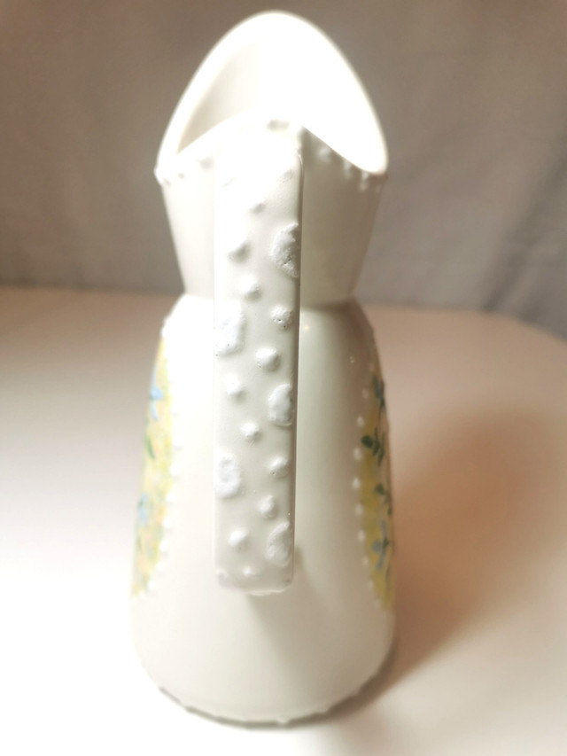 Water Pitcher Hand Made M. Hayman Signed Ceramic Vintage Unique - photo 2