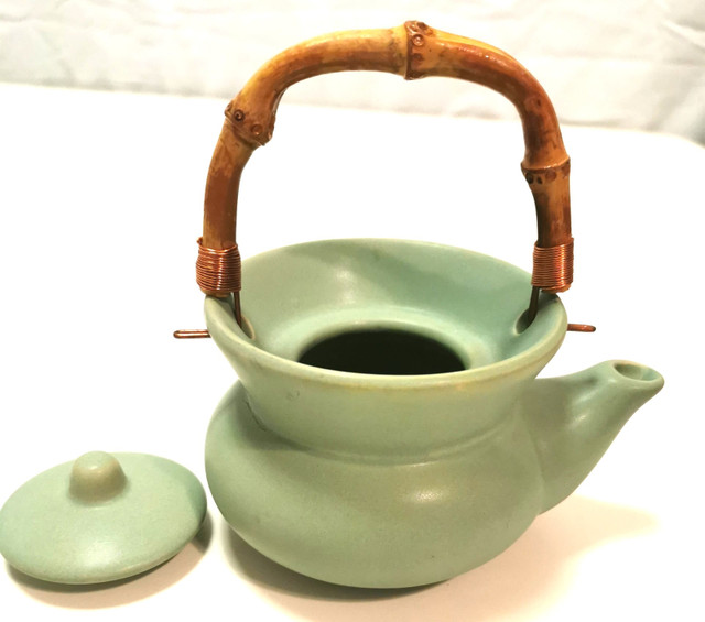 Chino Celadon Mint Green Teapot - photo 5