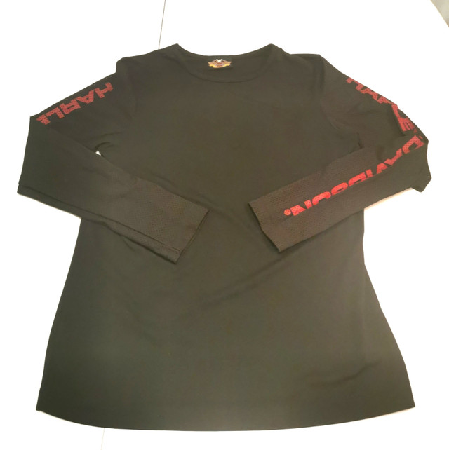 Harley Davidson Women's Black Long Sleeve Shirt