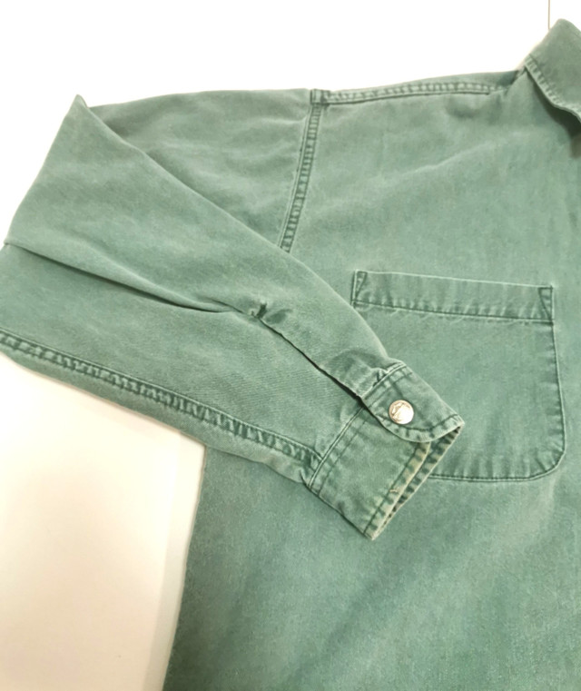 Harley Davidson Green Long Sleeve Vintage Button Down Shirt Med - photo 3
