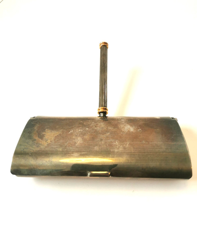 Zino Chrome Table Sweeper Crumb Brush Italian Handheld 1950s