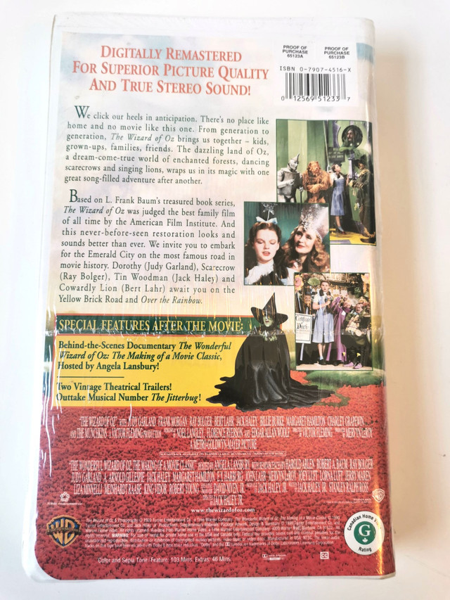 Walt Disney VHS New in Original Packaging Six Movies - photo 5
