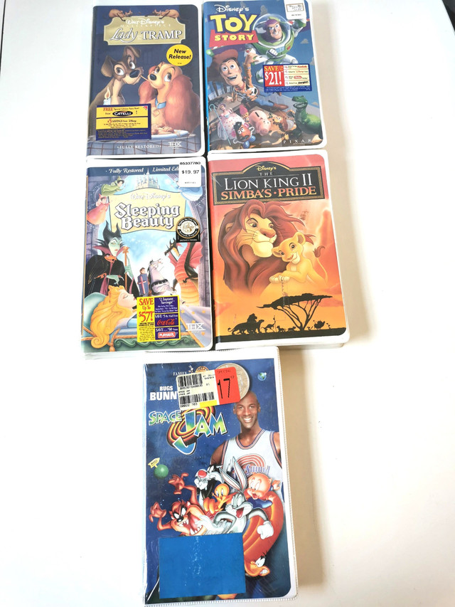 Walt Disney VHS Movies 5 NEW