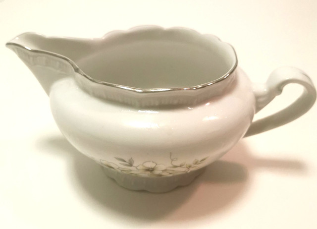 1950s Saucière Botanical Fine Bohemian Bone China Czech