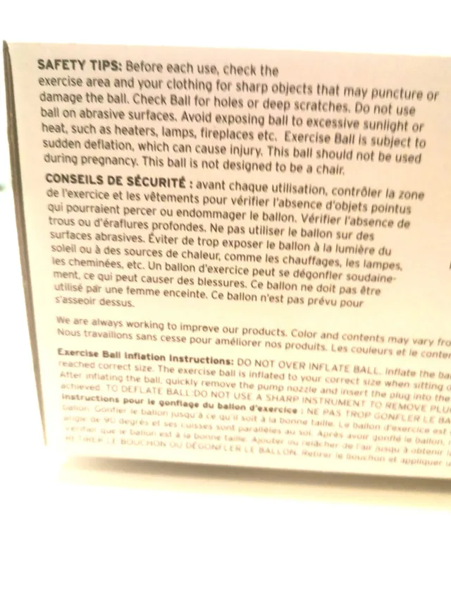 Exercise Ball GOZONE 65cm for people five foot 6 to five foot 11 image indicator(7)