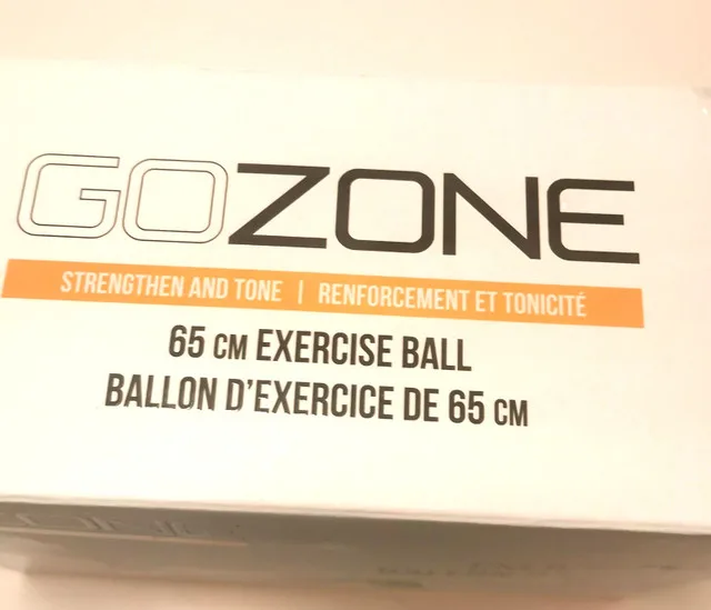 Exercise Ball GOZONE 65cm for people five foot 6 to five foot 11 image indicator(10)