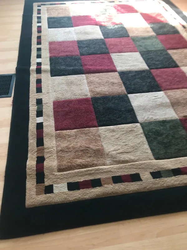 Milano Area Rug 6 feet 6 inches by 9 feet 6 inches lightly used image indicator(6)