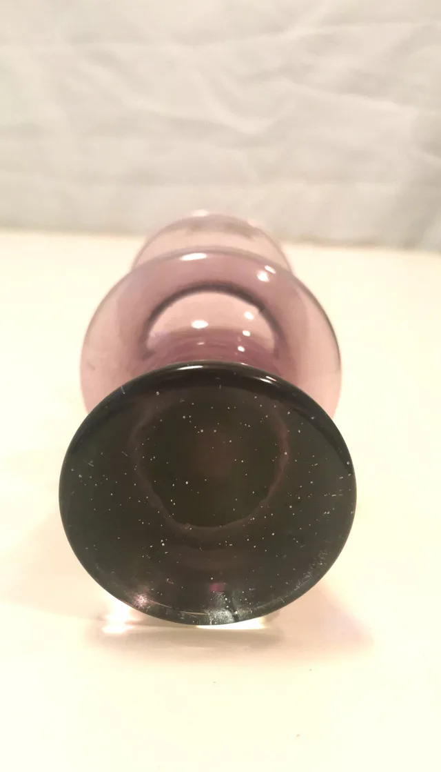 Vintage 1960s Purple Amethyst Glass Vase image indicator(5)