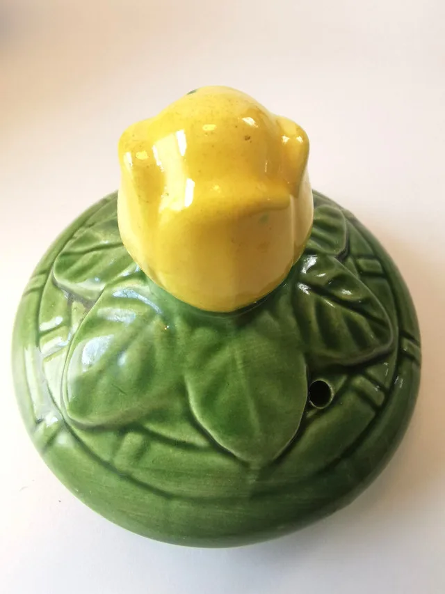 Tea Pot National Silver Company Nagoya Japan Vintage Botanical image indicator(5)