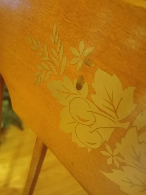 Rocking Chair Hardwood Spindle Vintage Very Solid image indicator(10)