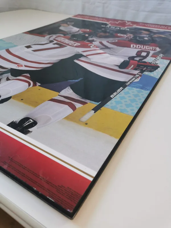 Golden Goal Team Canada 2010 Plaque Hardback .25 inch width. image indicator(3)