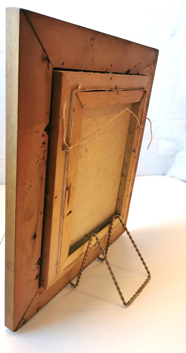 Vintage Signed Cezino Winter Landscape Oil Painting image indicator(8)