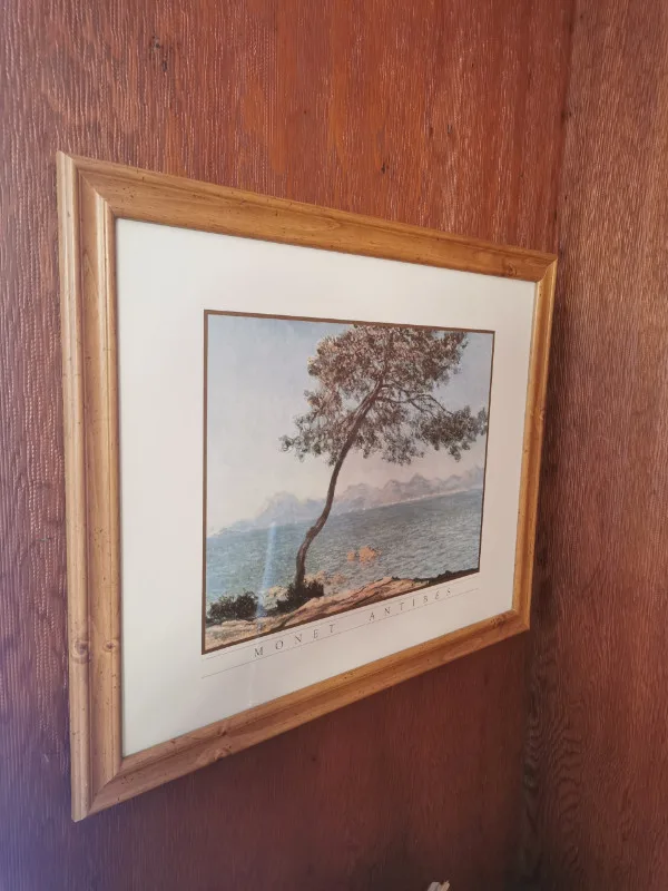 Beautifully Wood framed Monet Print thumbnail