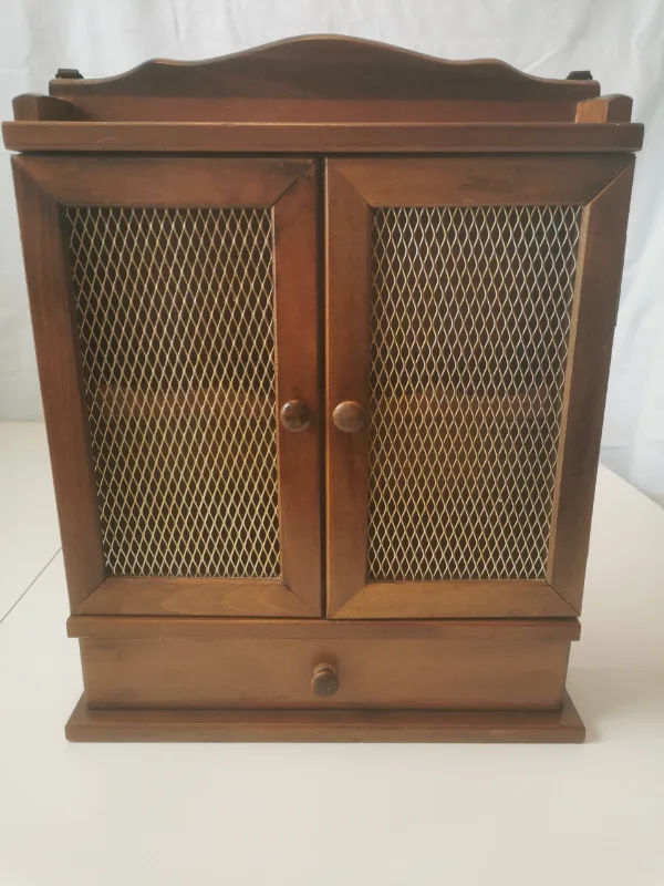 Jewelry / Curio Box Wood Vintage thumbnail