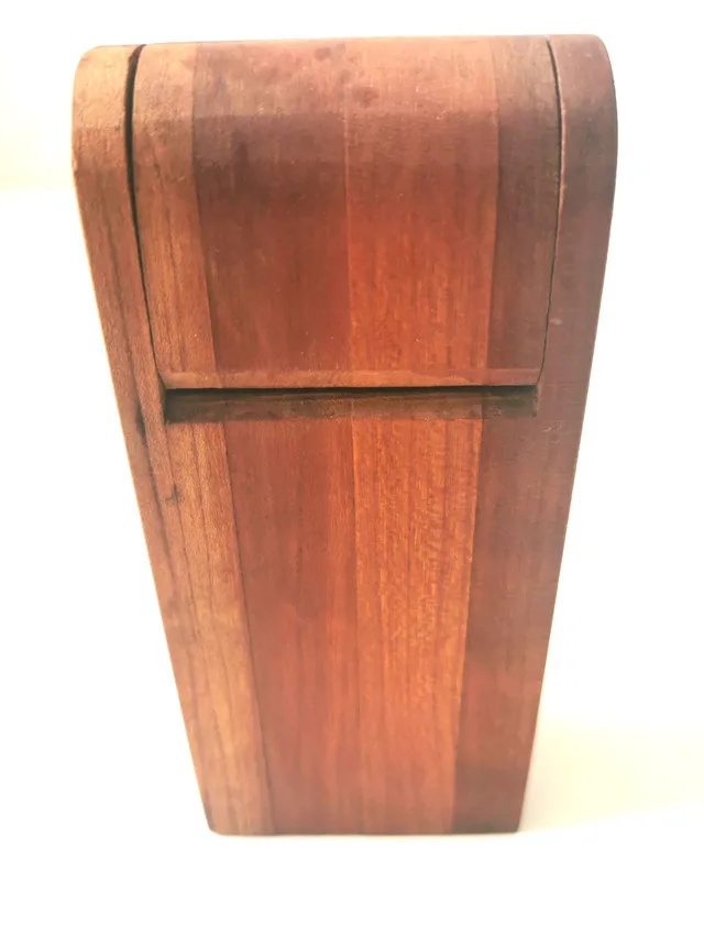 Custom Storage Compartment Made in Guelph, ON. Wood Rare Vintage image indicator(4)