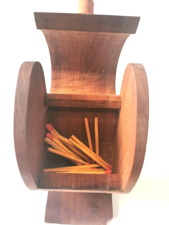 Custom Storage Compartment Made in Guelph, ON. Wood Rare Vintage image indicator(6)