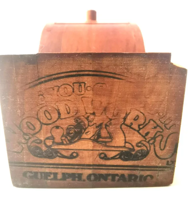 Custom Storage Compartment Made in Guelph, ON. Wood Rare Vintage image indicator(10)