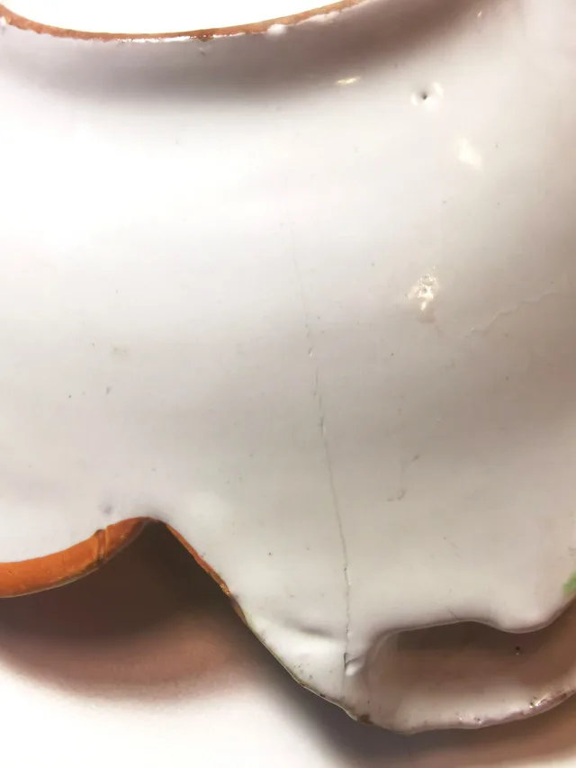 Candy Dish Hand Made/ Painted Signed Vintage Italy image indicator(8)