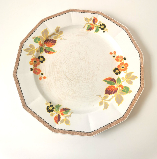 Myott Sons England Botanical Plate w/ Stand - photo 2